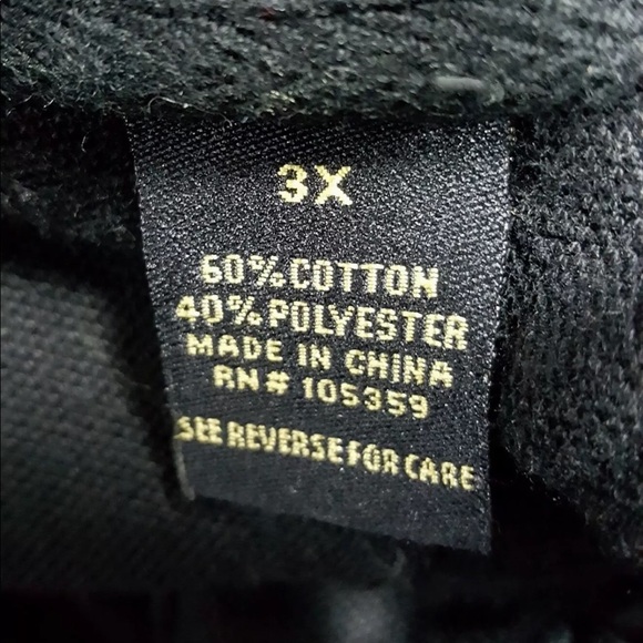 Kano Gold 3X Black Short Sleeve Polo Shirt - Picture 9 of 9